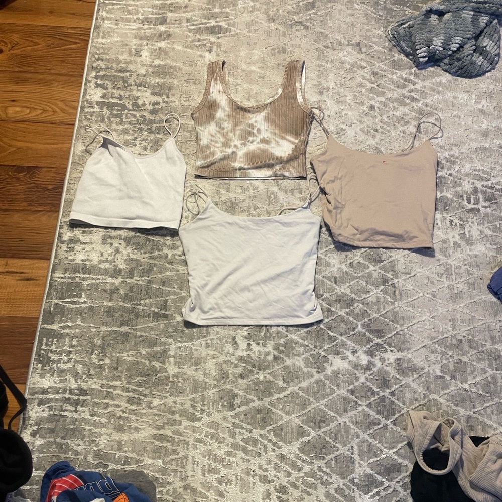 Bluenotes Women's Crop Tops in Tie-Dye and Neutrals